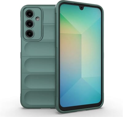 MobyDefend Hoesje - Geschikt voor Samsung Galaxy A16 - TPU Gripcase - Groen