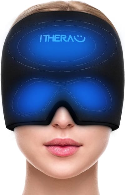 Koelmuts voor migraine en hoofdpijn - Geïsoleerd slaapmasker voor pijnverlichting