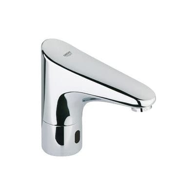 Grohe Europlus E Waterbesparende Wastafelkraan - met infrarood - zonder menging - met batterijvoeding 6V - chroom