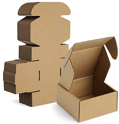 50 Stuks Kleine Verzenddozen 4x4x2 Inch - Bruine Kartonnen Dozen voor Verpakking