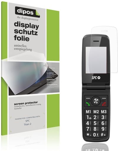 dipos – 4x Matte Beschermfolie geschikt voor SPC Titan 2 | Krasbestendige & antireflecterende Screenprotector Ultra-Thin