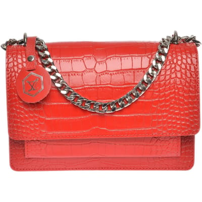 Luisa Vannini Rood Rundleer Tas