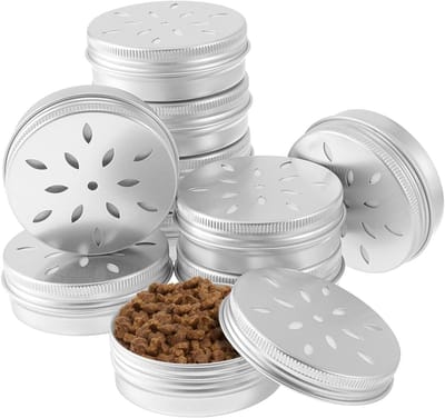 Set van 10 Geurcontainers voor Honden - Ronde Blikken voor Training, Accessoires en Geurtraining