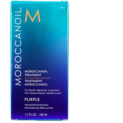 Moroccanoil Paarse Behandeling, Toning-Olie voor Blond, Gehoogd & Grijs Haar, 50 ml