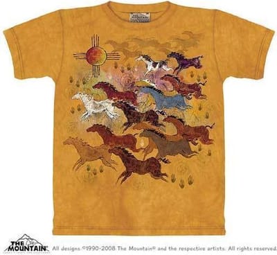 T-shirt Horses and Sun M
