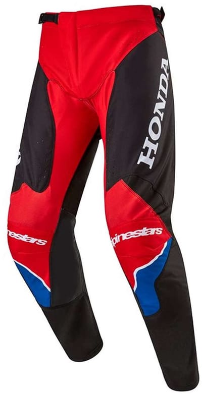 Alpinestars Honda Racer Iconic Broek Helderrood Zwart Wit - Maat 34 - Broek