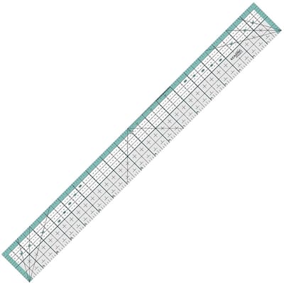 Professionele 18 x 2 Inch Quiltliniaal - 3mm Acryl voor Lange Stofstrips, Rotary Snijden en Uitlijning van Quiltblokken