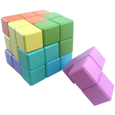 Hoge Kwaliteit 1 Stuk Hoge Kwaliteit 3D Hoge Kwaliteit Houten Hoge Kwaliteit Soma Hoge Kwaliteit Kubus Speelsets Hoge Kwaliteit Puzzel Hoge Kwaliteit Spellen 6x6x6CM