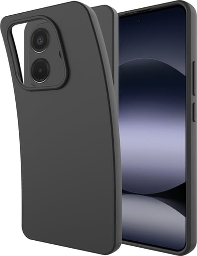 Cazy hoesje geschikt voor Xiaomi Redmi Note 14 (4G) Hoesje Siliconen - Flexibele Case - Zwart