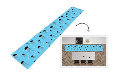 Keukenloper - Loper keuken - Kwallen - Dieren - Patronen - 300x50 cm - Keukenloper vinyl