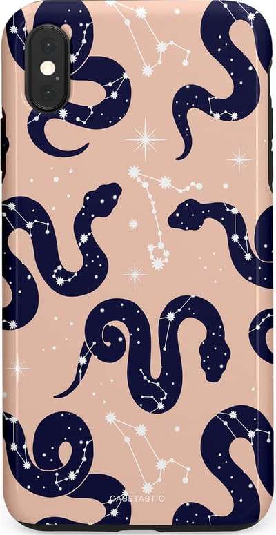 Casetastic Hoesje Geschikt voor Apple iPhone Xs Max - Stijlvolle Beschermende Duo-layer Case - Astro slang