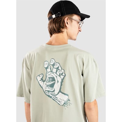 Santa Cruz Topo Hand T-Shirt groen