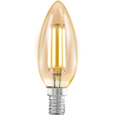 Eglo Ledfilamentlamp Kaars - Amber - D3,5cm - Warm Wit - E14 - 4w