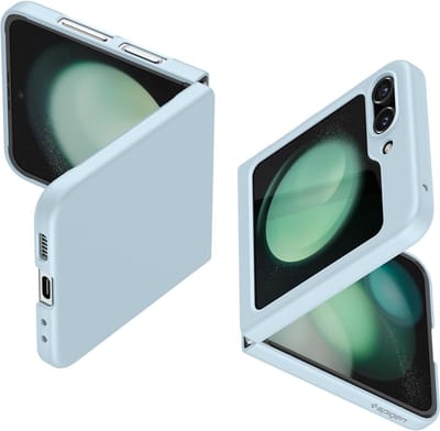 Geschikt voor Spigen Samsung Galaxy Z Flip 5 Air Skin hoesje - Blauw