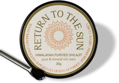 Himalayan Purified Shilajit - 20 gram - Energybooster & Immunesupport - Mineral Rich Resin - 100% Natuurlijk & Zuiver - Veilig & Labgetest - Gratis Maatlepel - 85+ Mineralen