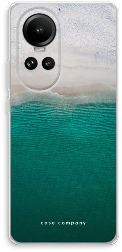 Case Company® - Hoesje geschikt voor Oppo Reno 10 hoesje - Stranded - Soft Cover Telefoonhoesje - Bescherming aan alle Kanten en Schermrand