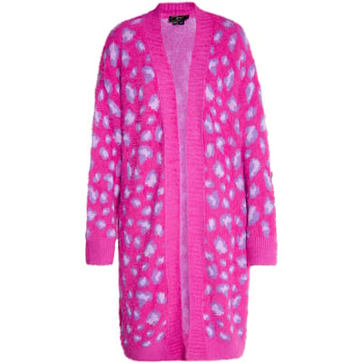 Faina Vest Dames Roze Veelkleurig