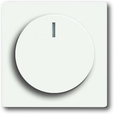 Centrale schijf dimmer draaiknop wit