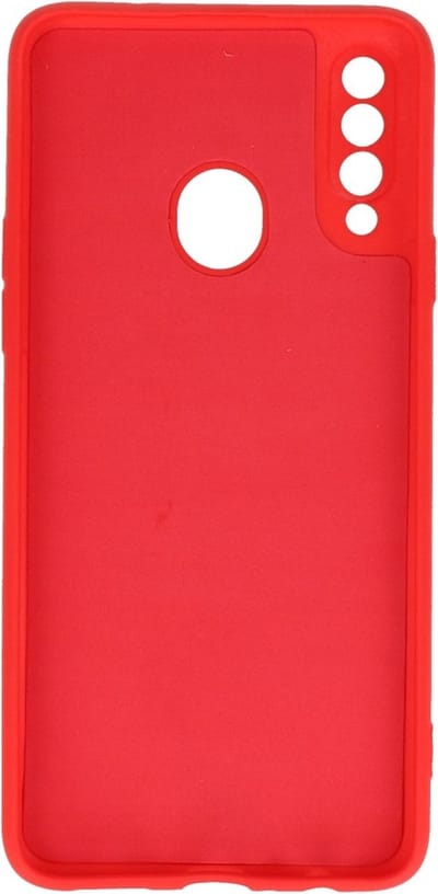Hoesje Geschikt voor de Samsung Galaxy A20s - Fashion Color Backcover Telefoonhoesje - Rood