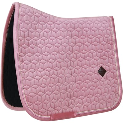 Kentucky Horsewear - Velvet Zadeldoek - Zadeldekje - oud roze - Cob