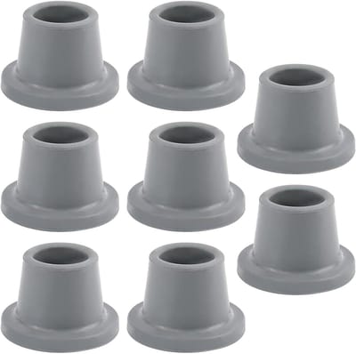 Rubberen Pootjes - Antislip Doppen - Badkamer Veiligheid - Verbeterde Stabiliteit - 8 stuks - Grijs