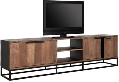 DTP Home Cosmo tv-meubel No.2 large teakhout – 205x40x55 cm