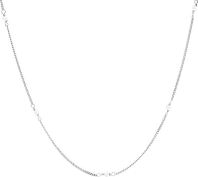 Karma Ketting Tiny Pearls Zilver
