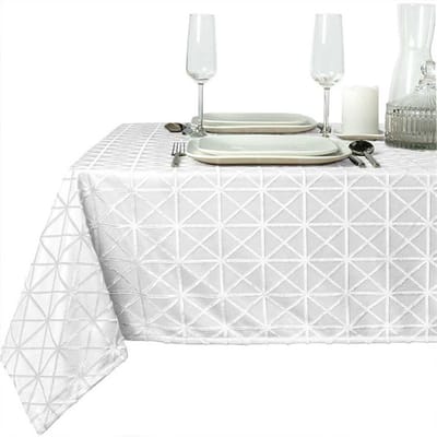 D- Unique Living | Sierle tafelkleed 140x200cm white