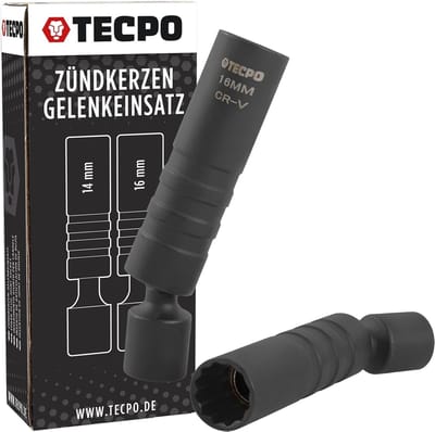 Bougiesleutel Set - Magnetische Steeksleutel - Motoronderhoud - Flexibel en Hoek - 14 en 16 mm