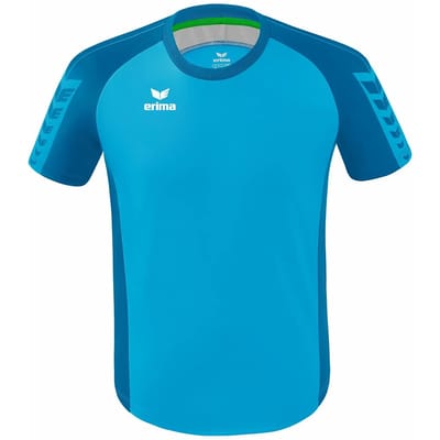 Erima Six Wings Shirt Korte Mouw Heren - Curaçao | Maat: S