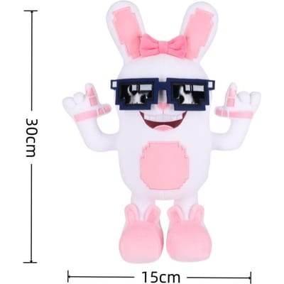 Op voorraad Boppin Bunny Sahur Steal A Brainrot Pluche Pop Schattige Anime Periferieën Speelgoed Verjaardag Kerstcadeau 1PCS white
