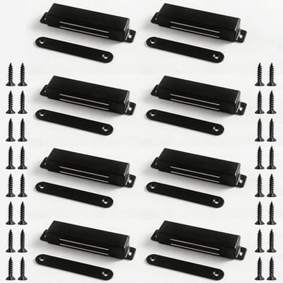 Sterke Magnetische Sluitingen voor Keukenkasten en Kasten - 8 Stuks RVS Deurmagneten tot 40 kg Belastbaar