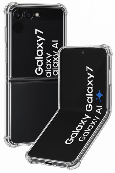 Hoesje geschikt voor Samsung Galaxy Z Flip 7 - Shockproof Transparant Back Cover Case