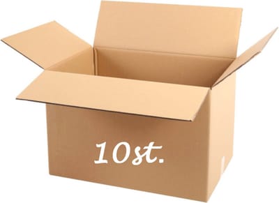 Verzenddoos 10 STUKS EXTRA GROOT Karton 800 x 400 x 600 mm Kartonnen Verzenddozen dubbele Golf Bruin Doos 80 x 40 x 60 cm – opbergdoos – STEVIG 5-laags karton 660g/m2