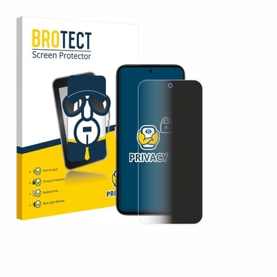 BROTECT - privacy screenprotector voor Honor Play 60 - Folie Beschermfolie Blauwlichtfilter
