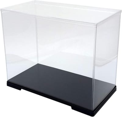 Poppen Display Box - Verzamelbox Cijferdoos - Poppen Beschermen - Transparant Styreenhars - 30 x 18 x 20 cm - Transparant
