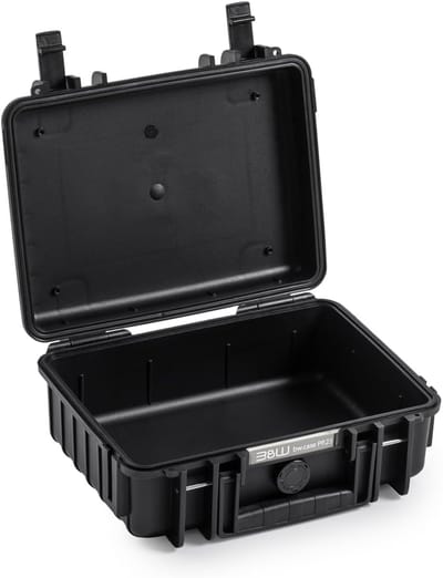Transportsysteem voor buiten, waterdicht en onbreekbaar, binnenmaat 20 x 14 x 8 cm