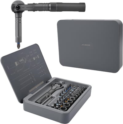 Dailygoody - Magnetische Ratchet Schroevendraaier Set - Precisie Gereedschap - 40-in-1 - Geschikt voor Elektronica - Ideaal voor Reparaties - Han