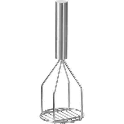 Professionele roestvrijstalen aardappelstamper, diameter 118 mm, lengte 306 mm, Hendi 693254