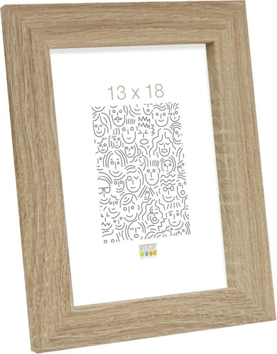 Deknudt Frames fotolijst S49BH1 - naturelle houtkleur - foto 13x18 cm