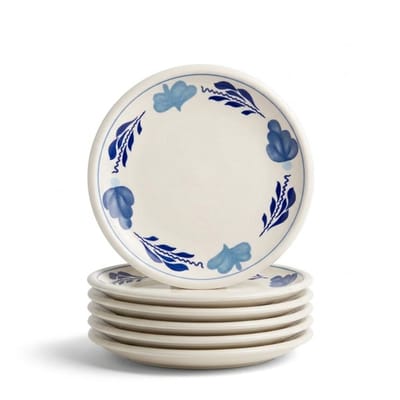 Royal Boch Boerenblauw Gebaksbord 16cm set van 6