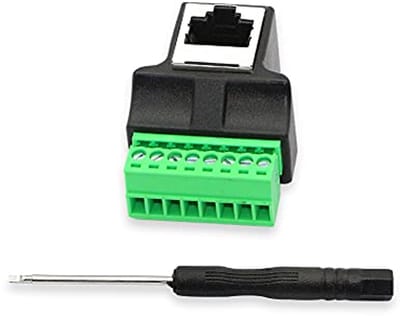 RJ45 Schroefterminal Adapter voor Netwerkuitbreiding