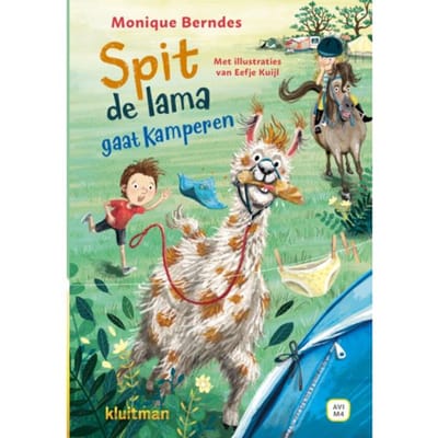 Spit De Lama Gaat Kamperen - Lekker Lezen Met Kluitman - Monique Berndes