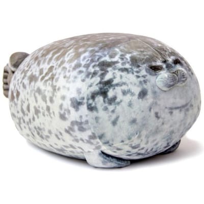 30CM Zeehond Kussen Kaiyukan Zacht Zee Dieren Pluche Speelgoed Knuffelbaar Cadeau Voor Kinderen Aquarium Liefhebber 20cm white