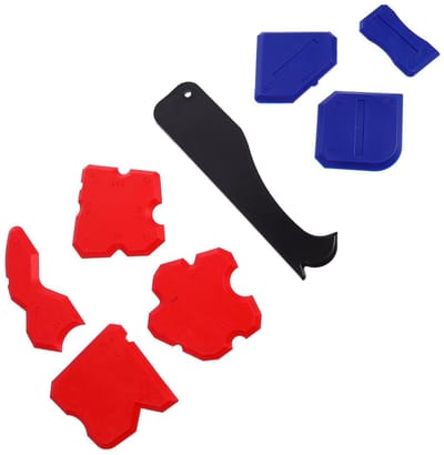 Kit Schraper Set - Lijmverwijderaar Gereedschap - Kit Verwijderen - 8-delige Kit - 165 cm - Rood