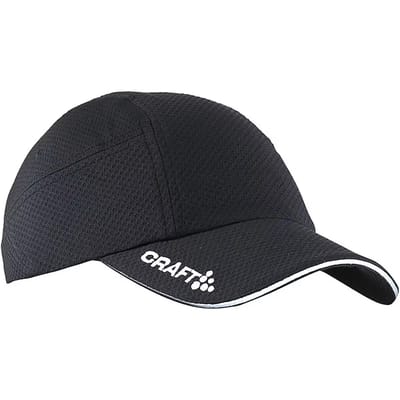 CRAFT RUNNING CAP Unisex Pet - Zwart