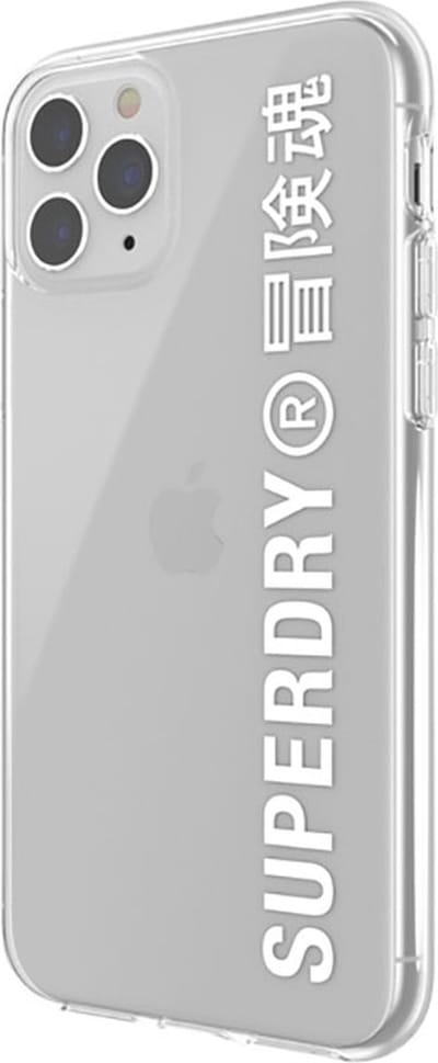 Superdry Snap Case Clear  FW20 for iPhone 11 Pro clear/white