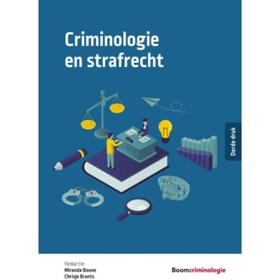 Criminologie En Strafrecht - Studieboeken Criminologie & Veiligheid - Miranda Boone