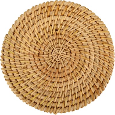 Handgemaakte Rieten Onderzetters van 13 cm voor Theekopjes en Glazen - Ideaal voor Koffie, Planten en Decoratie