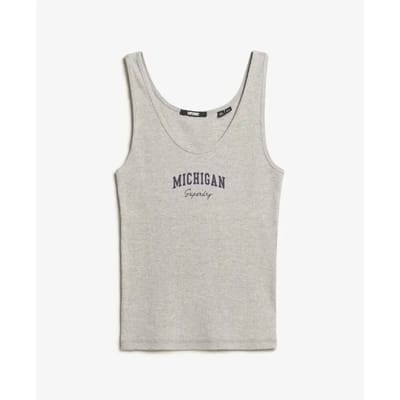 Superdry - Athletic Essential hemdtopje met print - Dames - Vesten